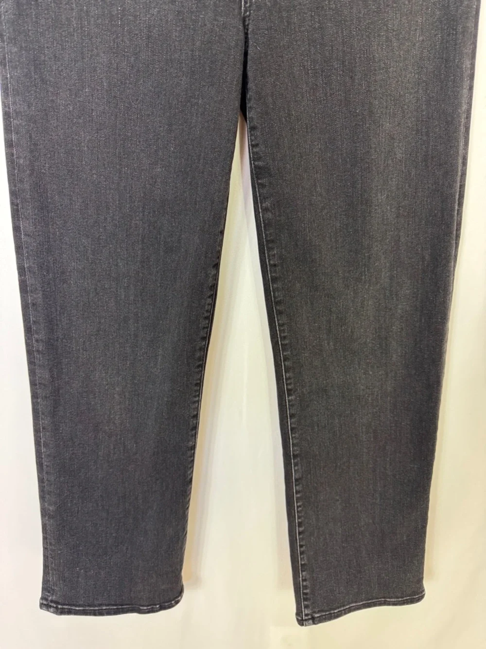 Frame Le Sleek High Waist Ankle Straight‎ Leg Jeans Size 29 Black Wash Meteor